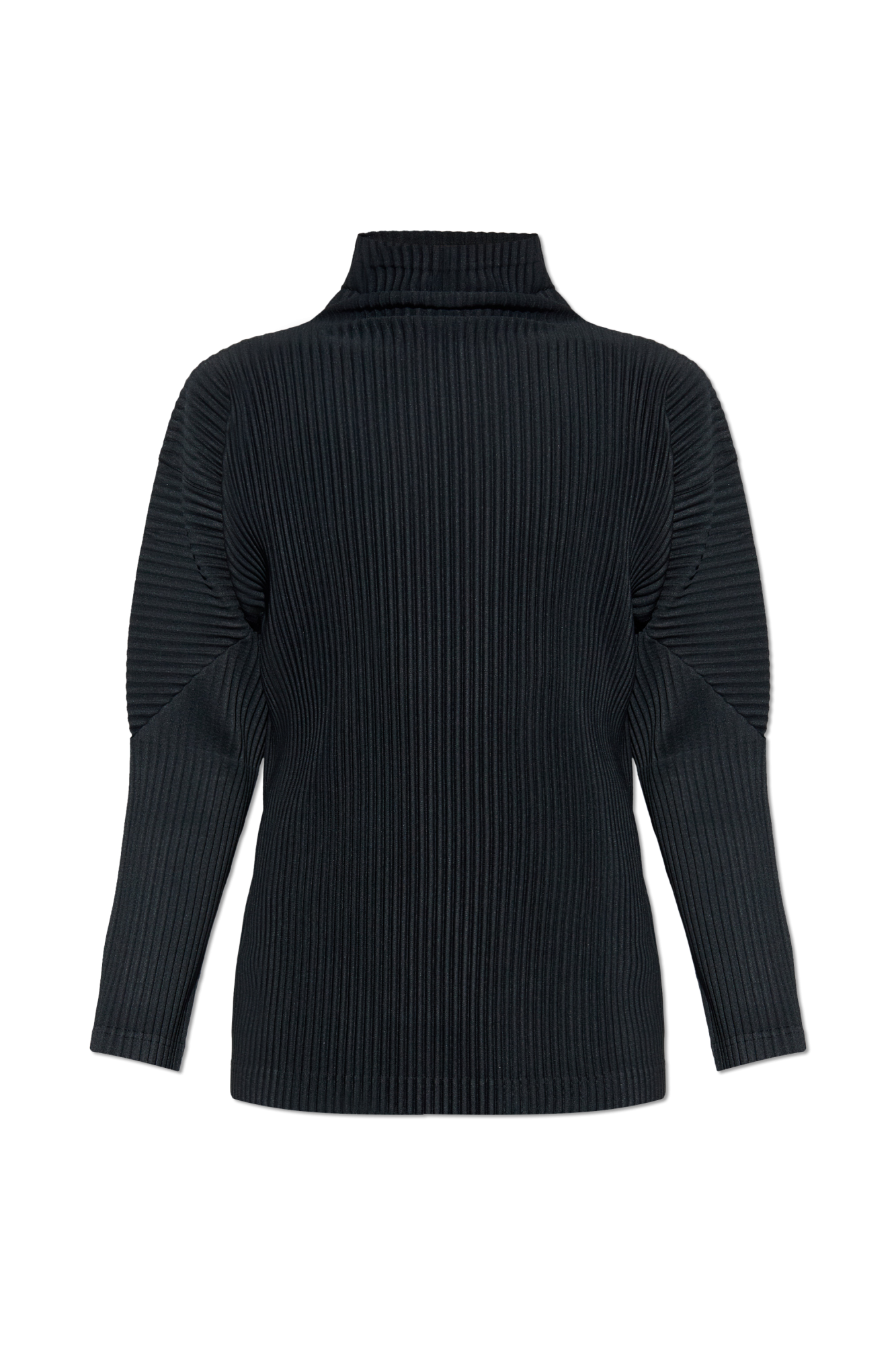 Homme Plisse horizon pleats ハイネックトップス 黒 Homme Plisse horizon pleats ハイネックトップス HOMME PLISSÉ